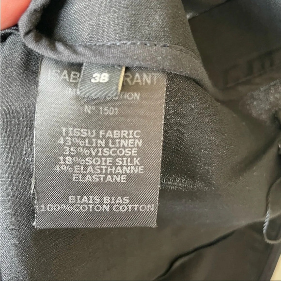 Isabel Marant ruffle linen blend midi skirt - Picture 7 of 8